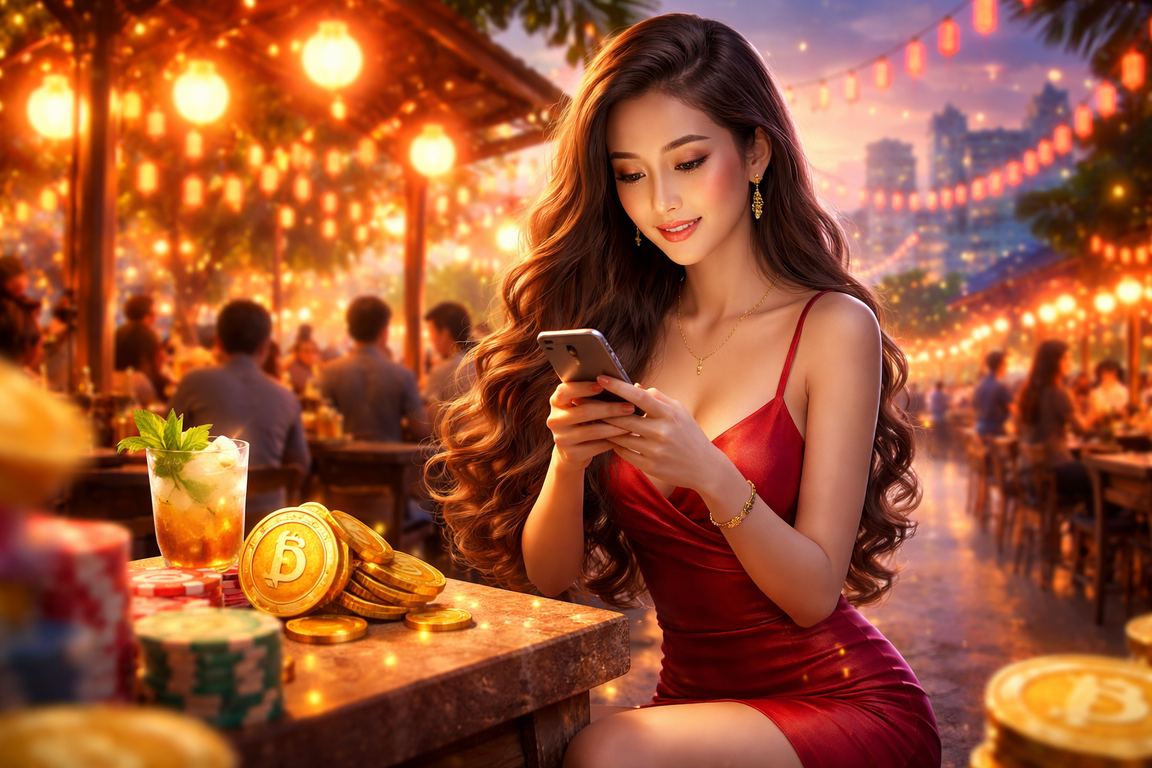 Quang cảnh chợ đêm Ninh Bình với không khí lễ hội sôi động dành cho thành viên VIP