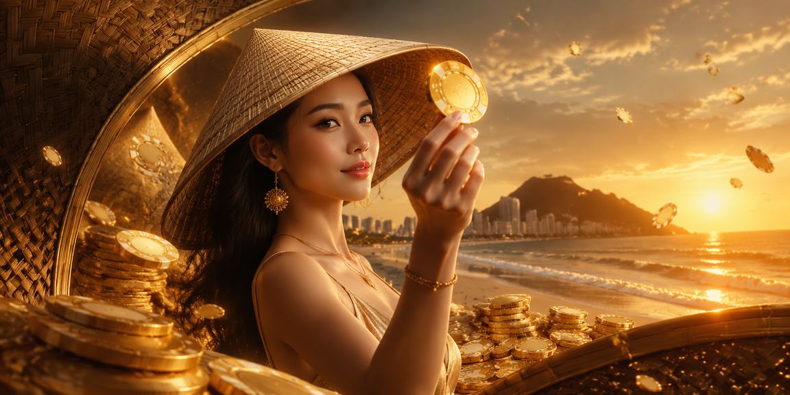 Người dùng Việt Nam tại Vũng Tàu trải nghiệm cá cược trực tuyến với nón lá truyền thống